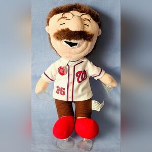 Washington Nationals Teddy Roosevelt 11" Plush Car Window Clinger SGA 2016 MLB